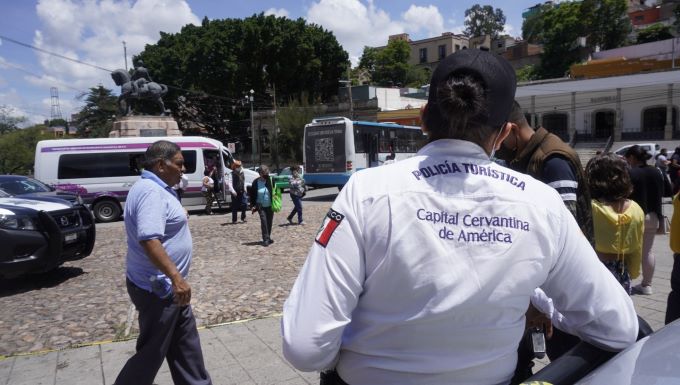 Policía Turística ha realizado trabajo de apoyo a visitantes de Guanajuato Capital