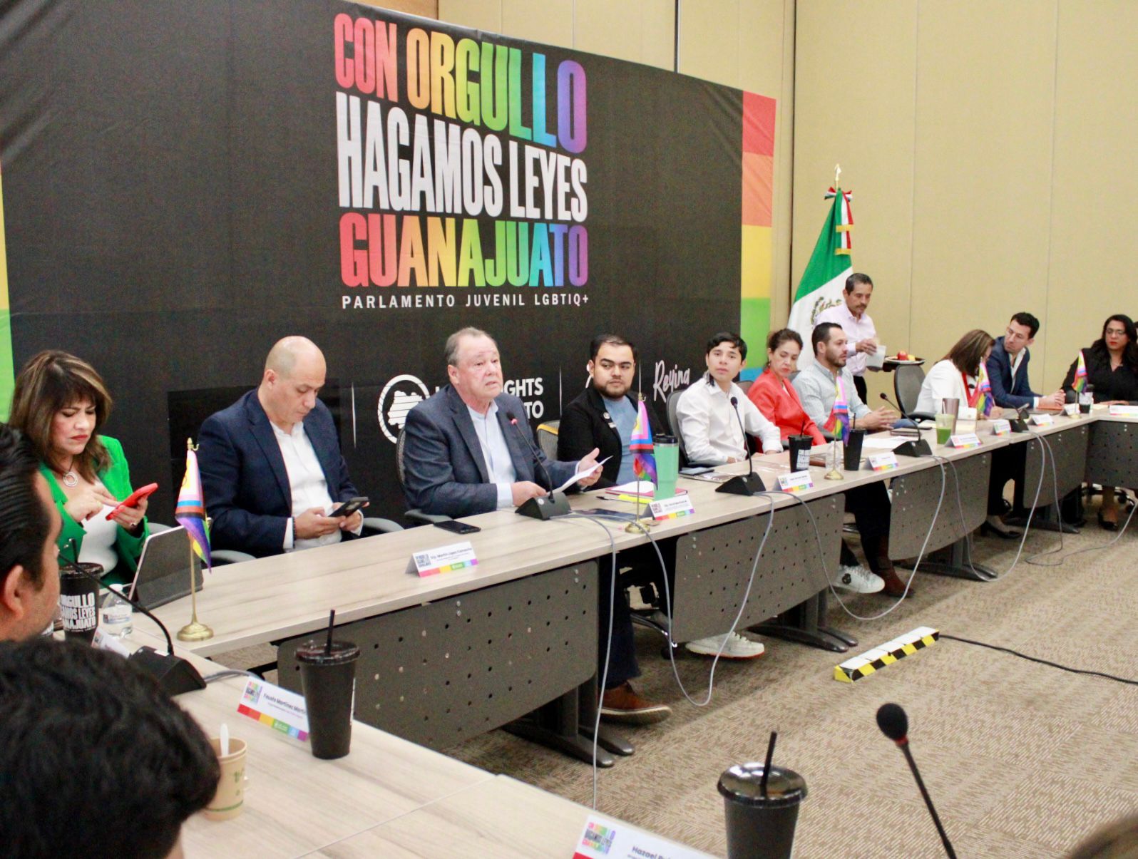 SE LLEVÓ A CABO EL PRIMER PARLAMENTO LGBTIQ+ EN EL CONGRESO DEL ESTADO DE GUANAJUATO.