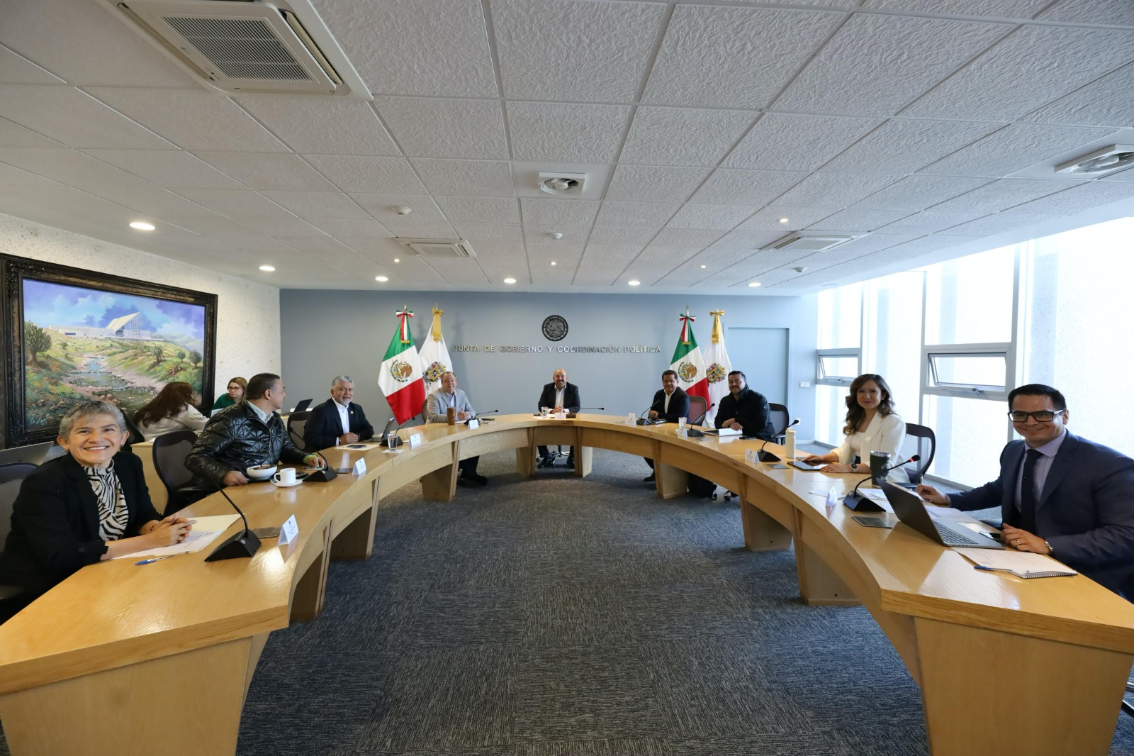 Sesiona la Junta de Gobierno y Coordinación Política del Congreso del Estado de Guanajuato