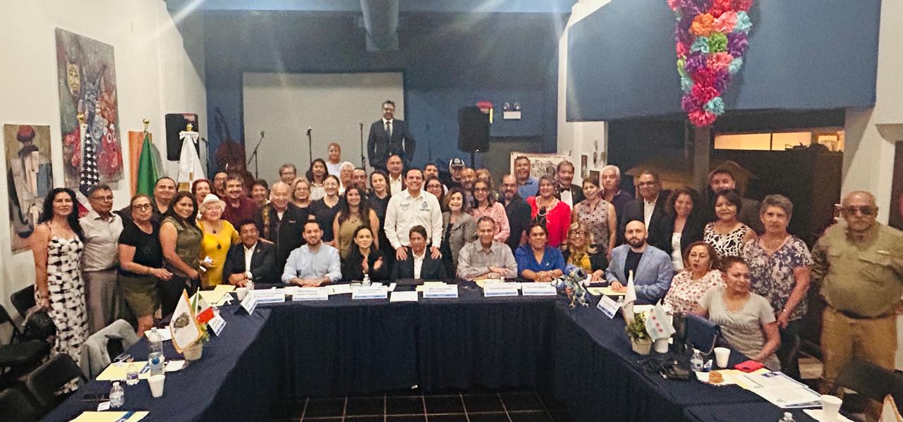 Autoridades Estatales de Guanajuato conviven con Yurirenses radicados en Estados Unidos.