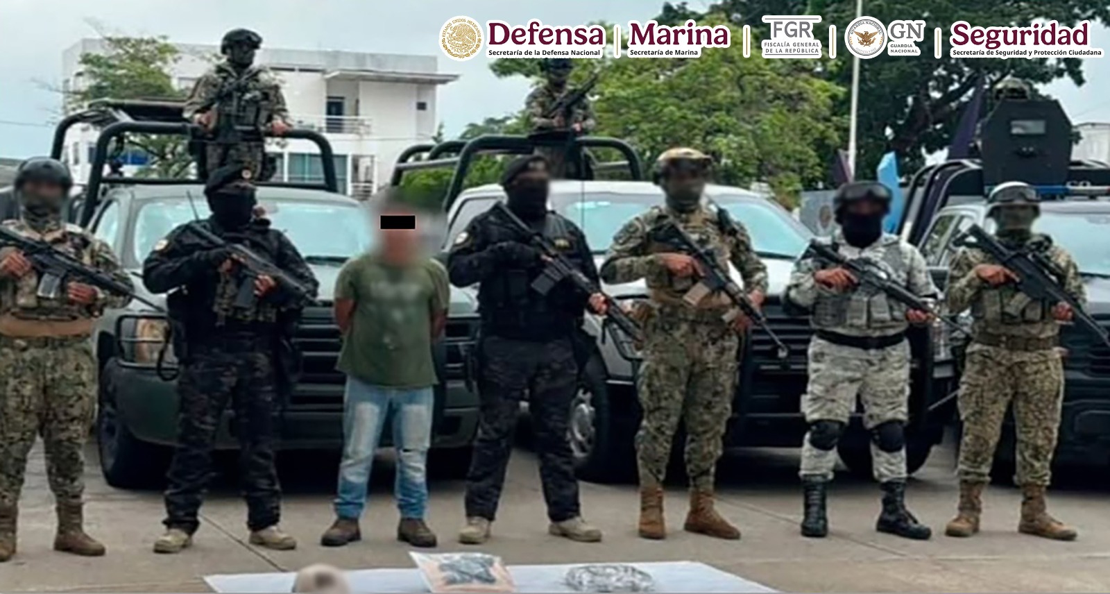FUERZAS DE SEGURIDAD DETIENEN A GENERADOR DE VIOLENCIA EN TABASCO.