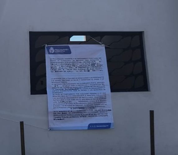 PAOT suspende actividades de fraccionamientos en el ANP Presa La Purísima.