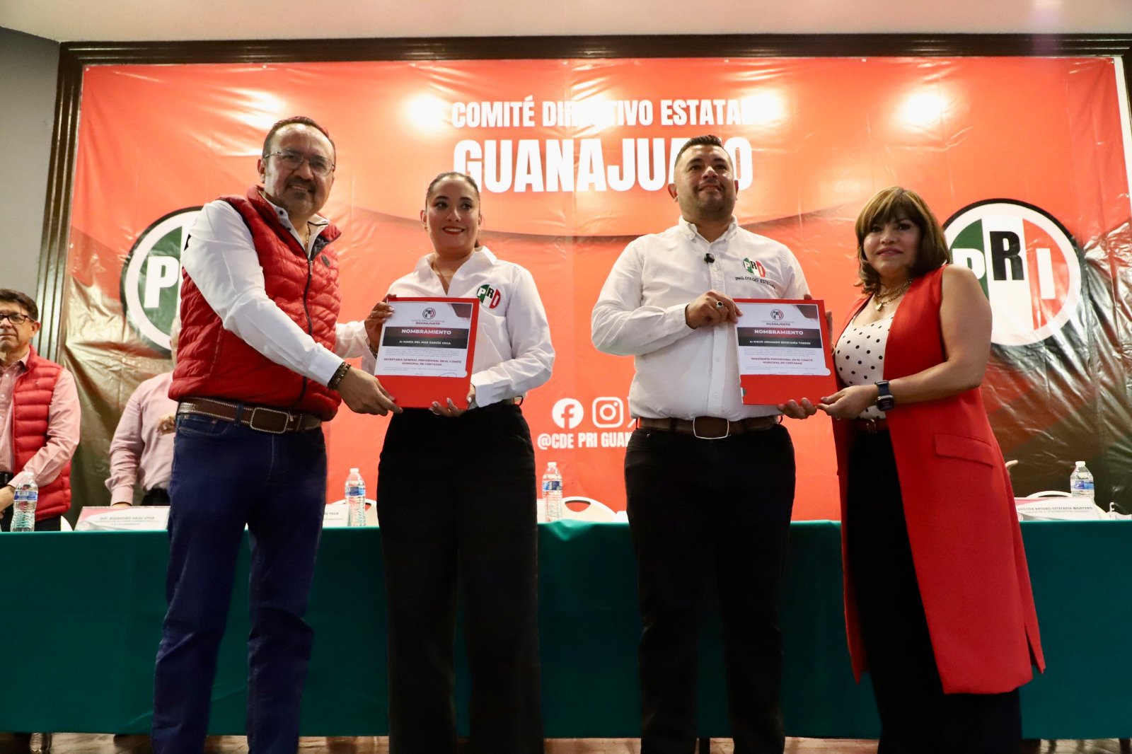 FORTALECE EL PRI DE GUANAJUATO SU ESTRUCTURA EN CORTAZAR CON NUEVA DIRIGENCIA Y LIDERAZGO.