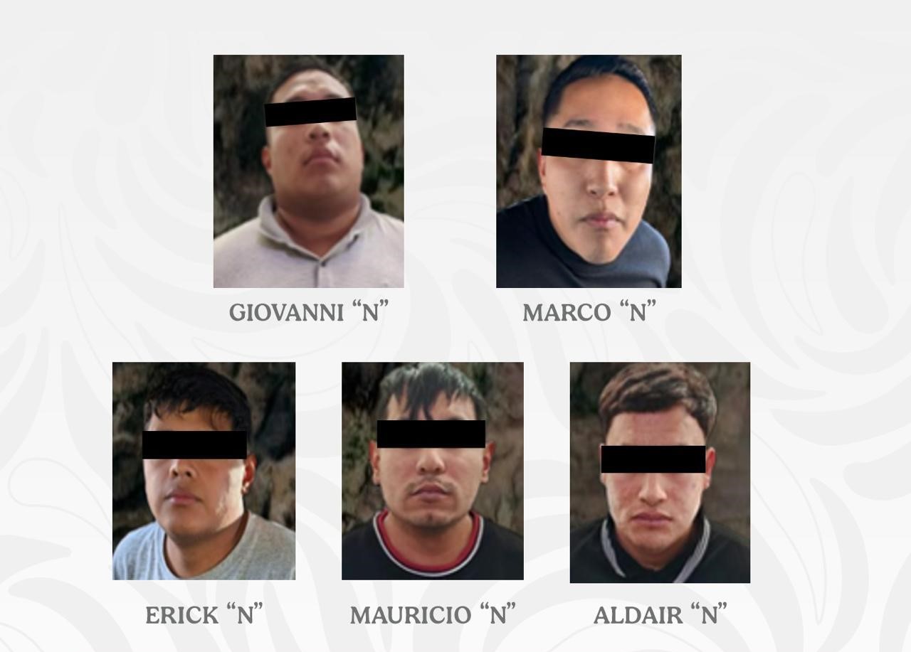 ATORAN A CINCO SUJETOS QUE SE HACIAN PASAR POR POLICIAS.