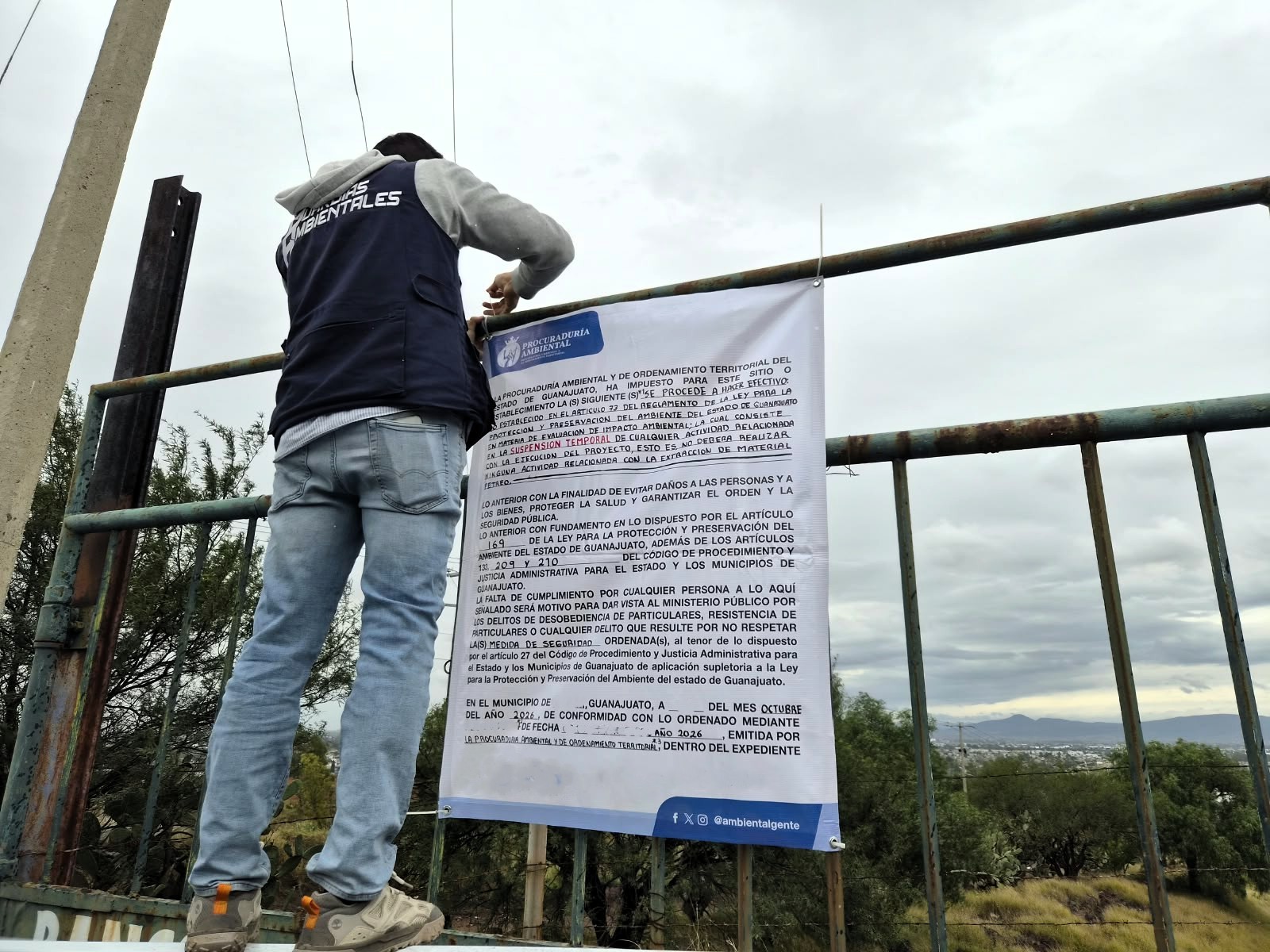 PAOT suspende Banco de Material en Salamanca